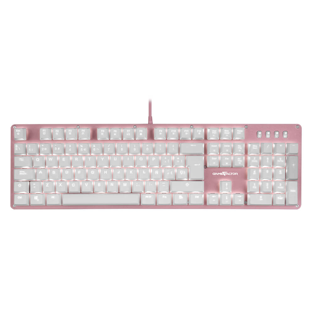 Teclado mecánico GAME FACTOR KBG400-PK-BL